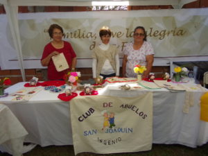 El Club de Abuelos "San Joaquín" mostrando su producción