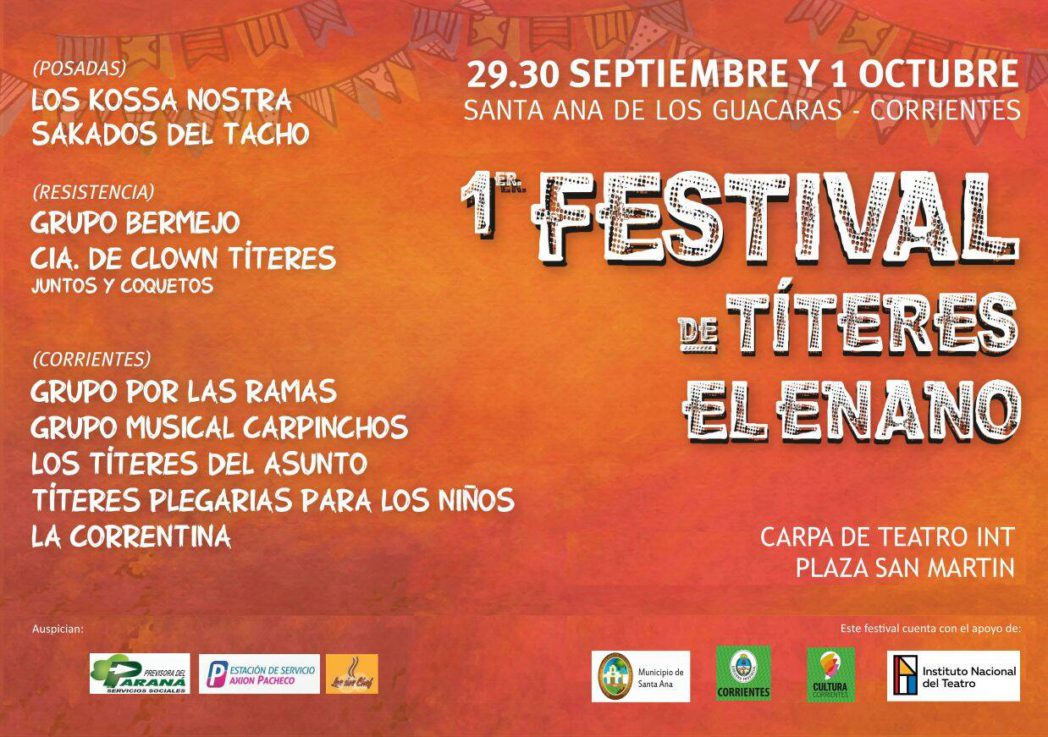 Primer festival de títeres gratuito en Santa Ana