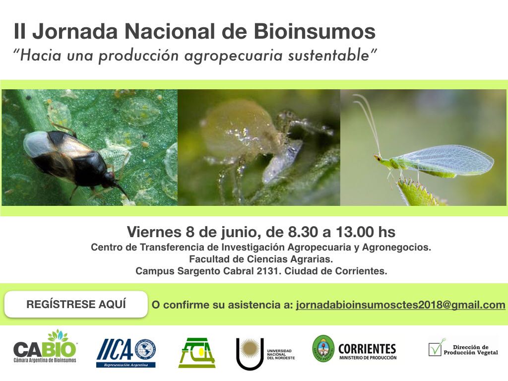 UNNE: II Jornada Nacional de Bioinsumos