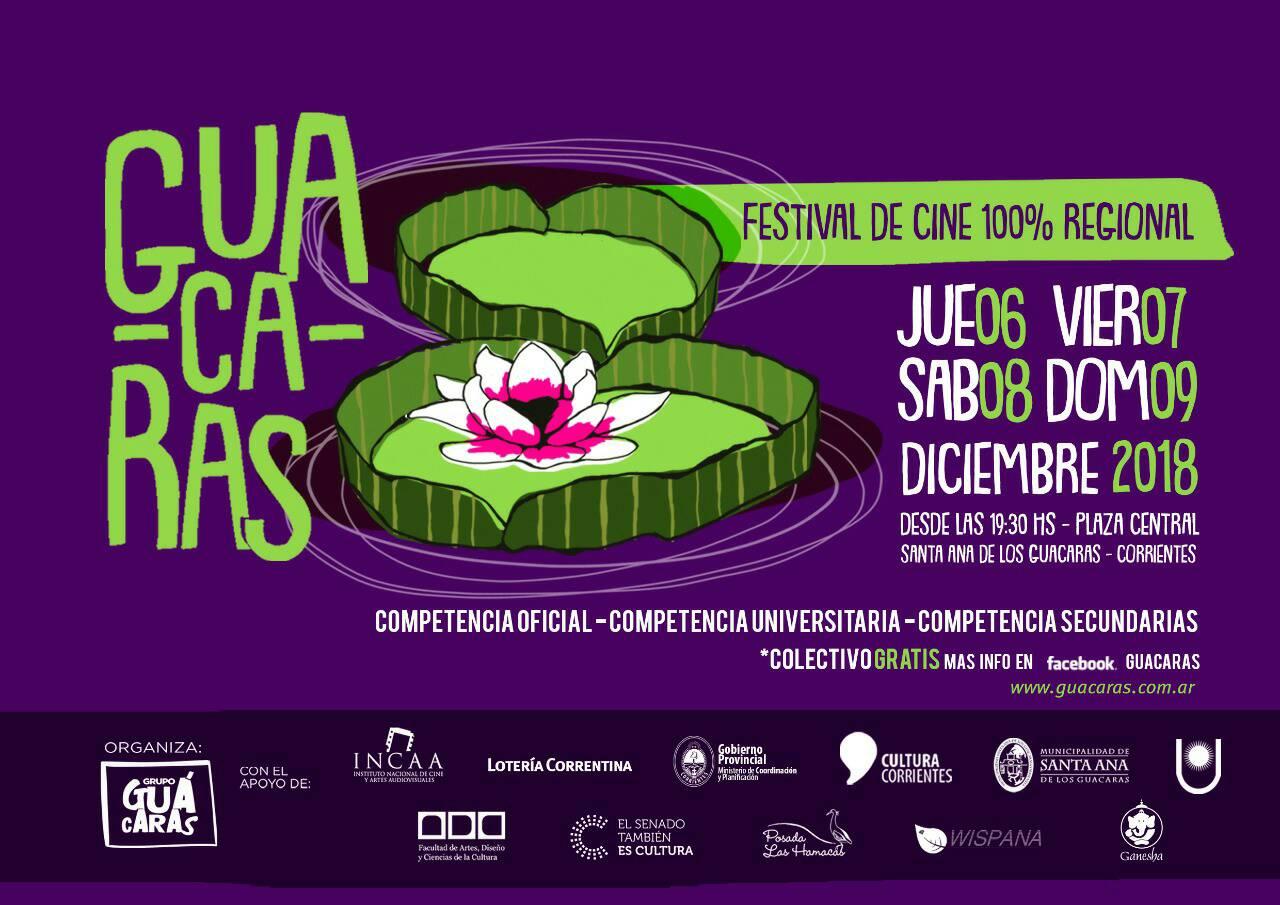 8tvo. Festival de cine Guácaras del 6 al 9 de Diciembre