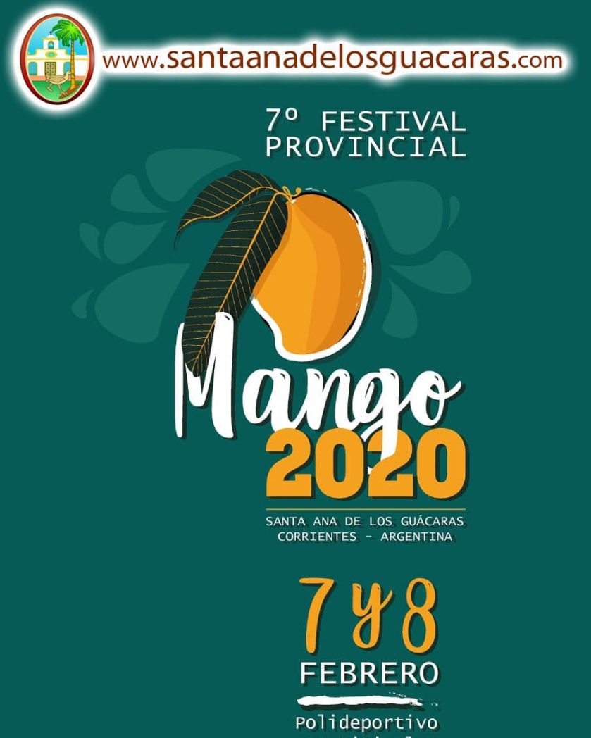 banner festival provincial del mango corrientes 2020