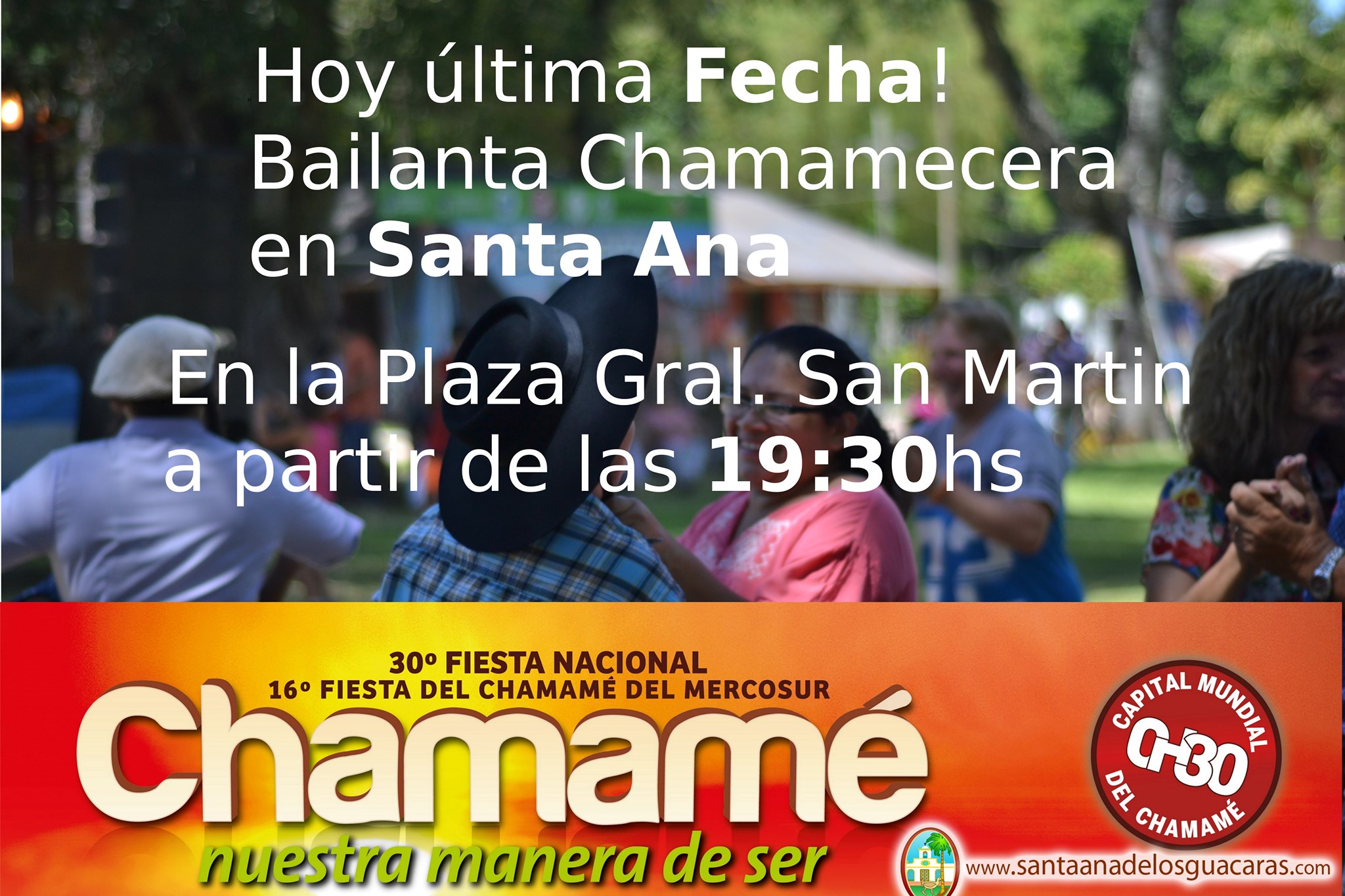 Bailanta Chamecera en Santa Ana