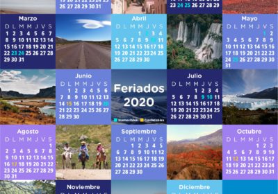 calendario de feriados oficiales de argentina 2020
