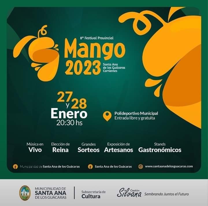 8° Festival Provincial del Mango 27 y 28 de Enero de 2023