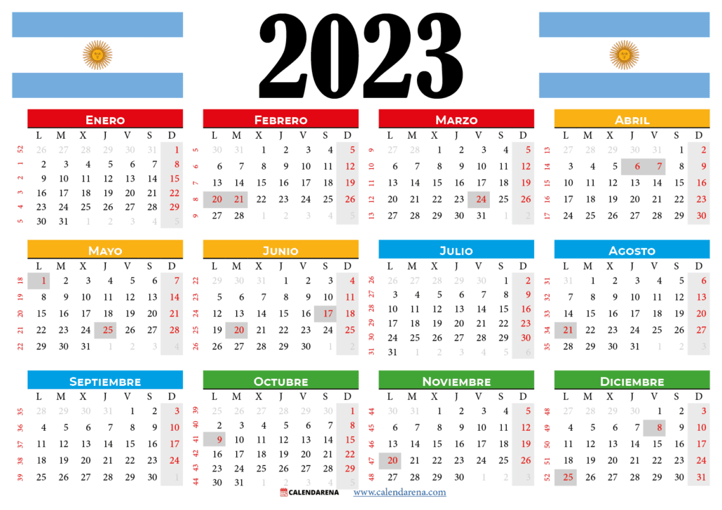 Feriados Argentina 2023