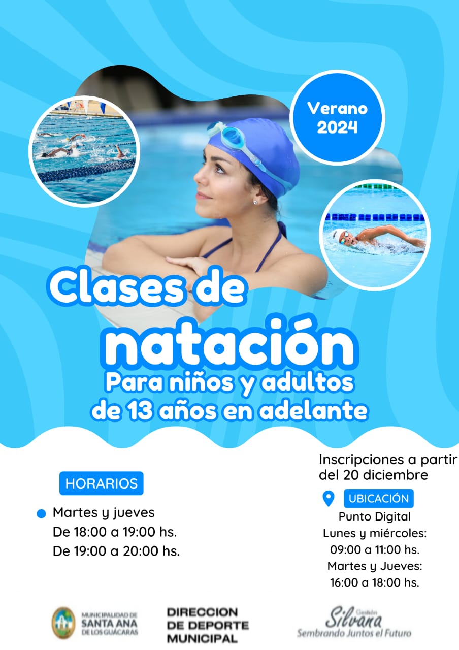 Clases Gratuitas de Natación