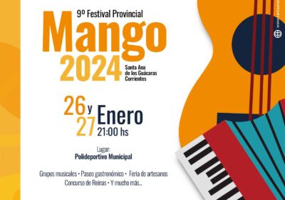 cartel del Festival Provincial Del Mango 2024