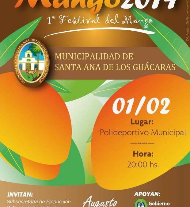 Cronograma: Festival del Mango – Mango2014