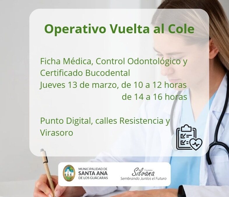 Operativo Vuelta al Cole