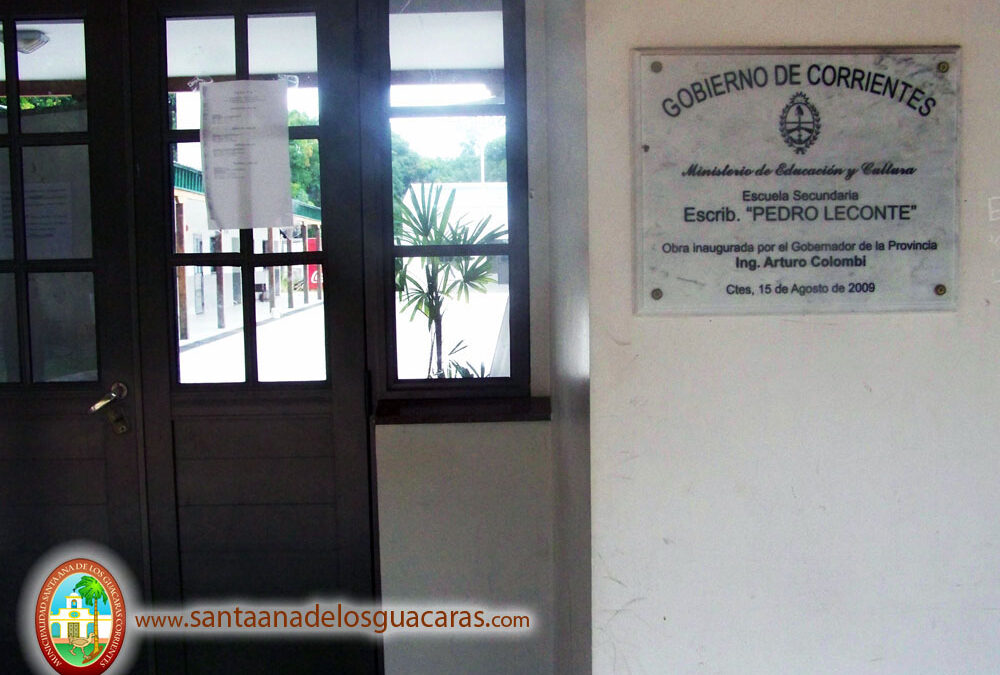 Escuela Secundaria Escribano Pedro Leconte